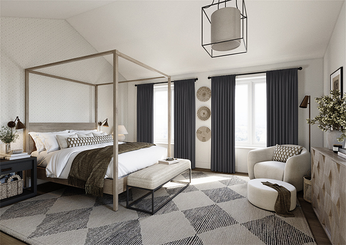 Sunningdale, Granite - Made to Measure Curtains - Image 7